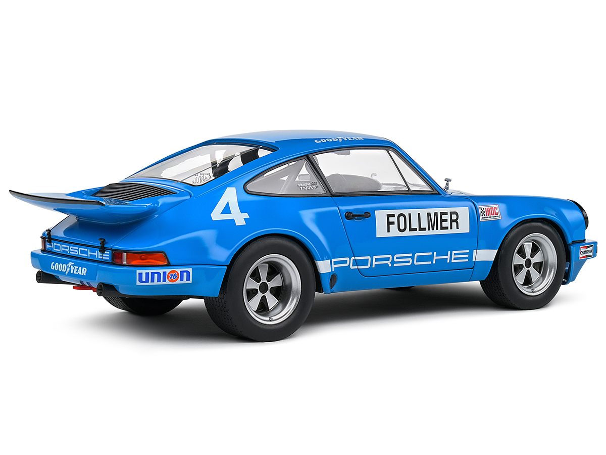 Porsche 911 IROC Riverside 1974 Follmer 1:18 Solido - 20 anos