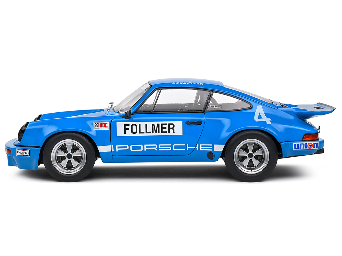 Porsche 911 IROC Riverside 1974 Follmer 1:18 Solido - 19 anos