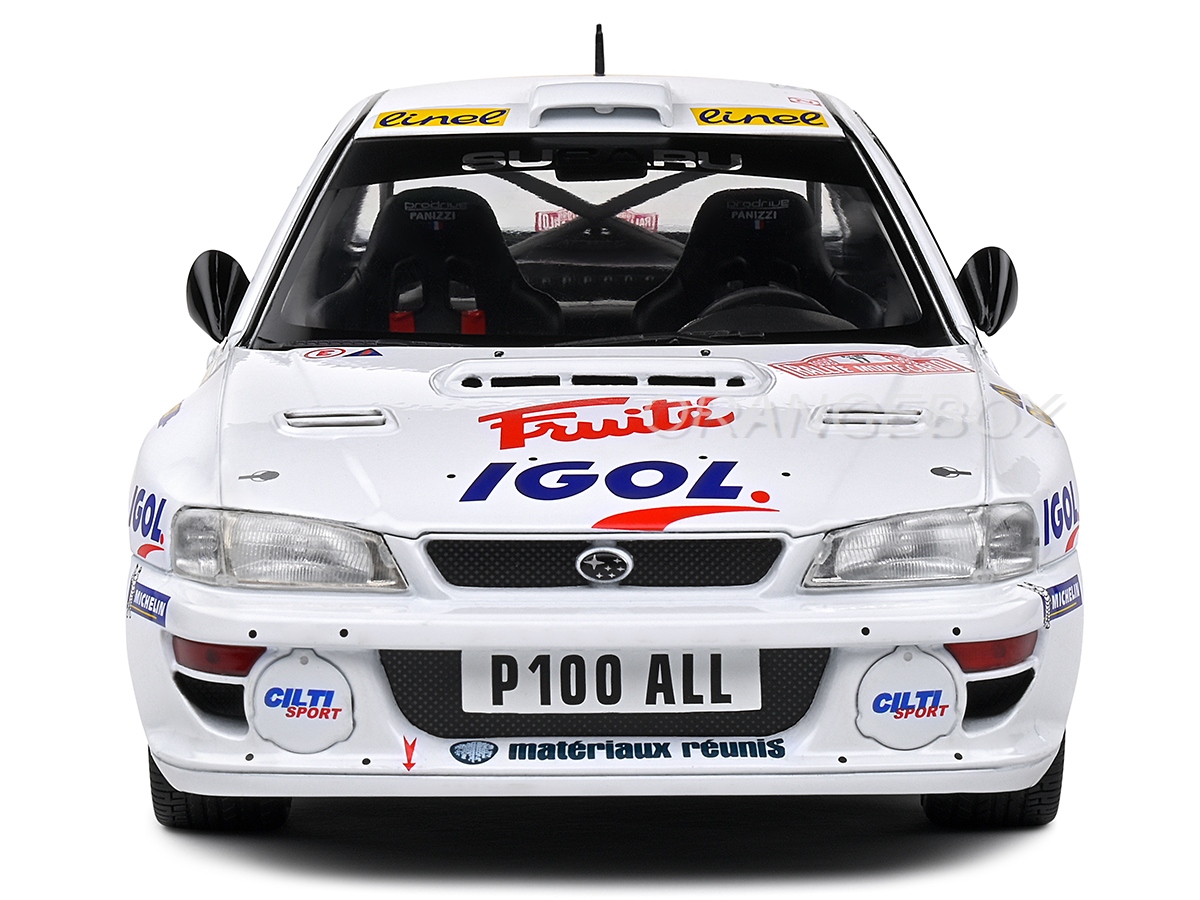 Subaru Impreza 22B Rallye Monte Carlo 1999 1:18 Solido - 20 anos
