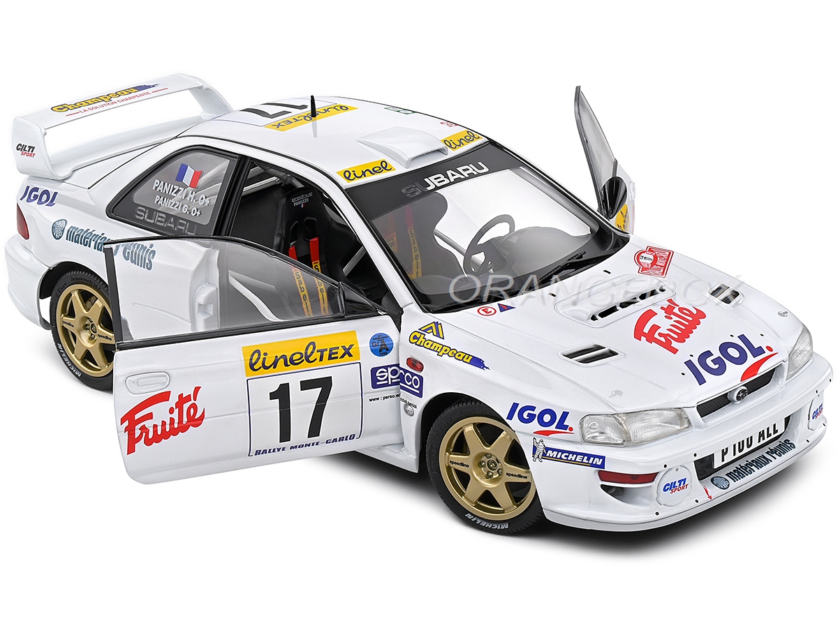 Subaru Impreza 22B Rallye Monte Carlo 1999 1:18 Solido - 20 anos