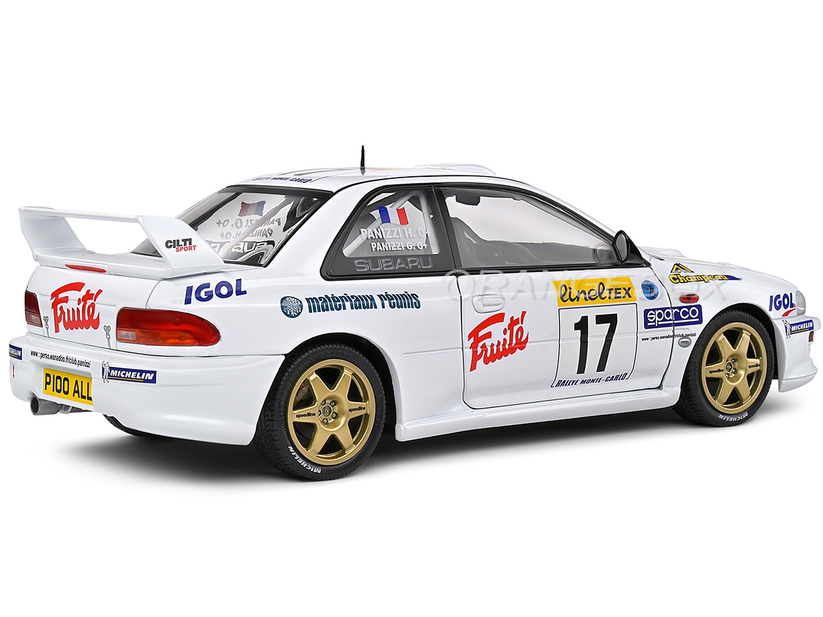 Subaru Impreza 22B Rallye Monte Carlo 1999 1:18 Solido - 20 anos