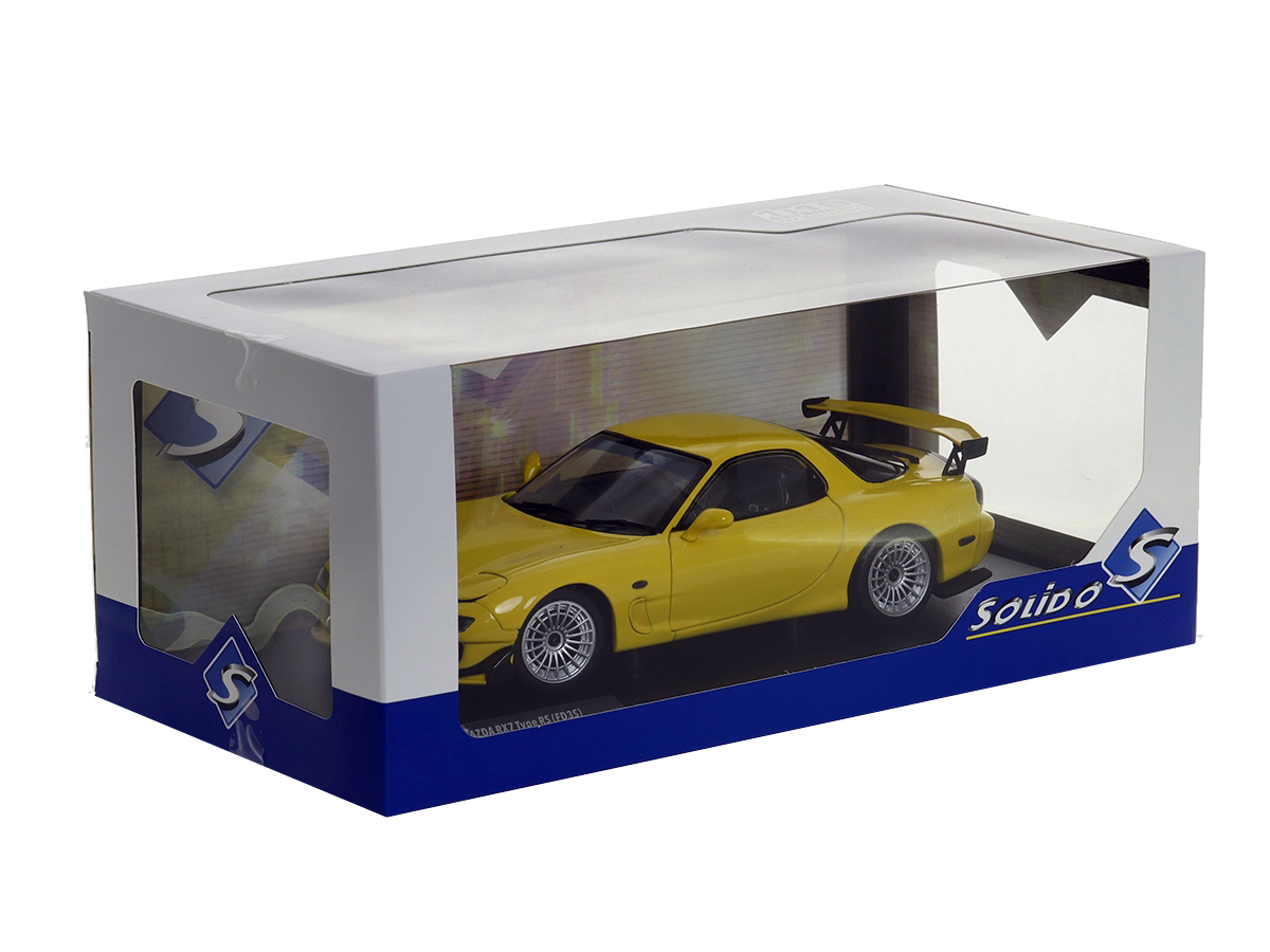 Mazda RX7 FD RS Streetfighter 1994 1:18 Solido Amarelo - 19 anos