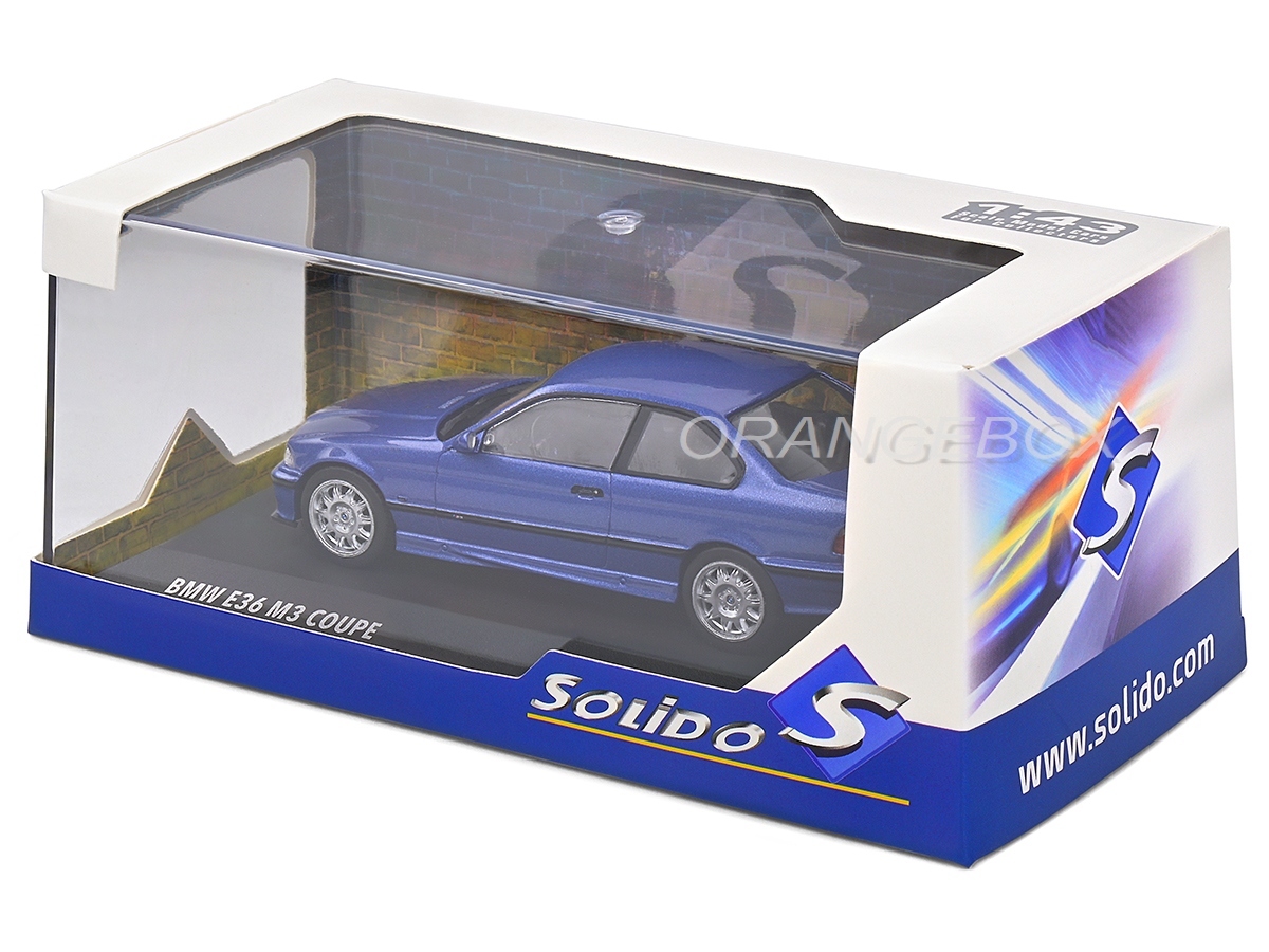 BMW E36 Coupé M3 1999 1:43 Solido Azul - 19 anos! Loja on-line de