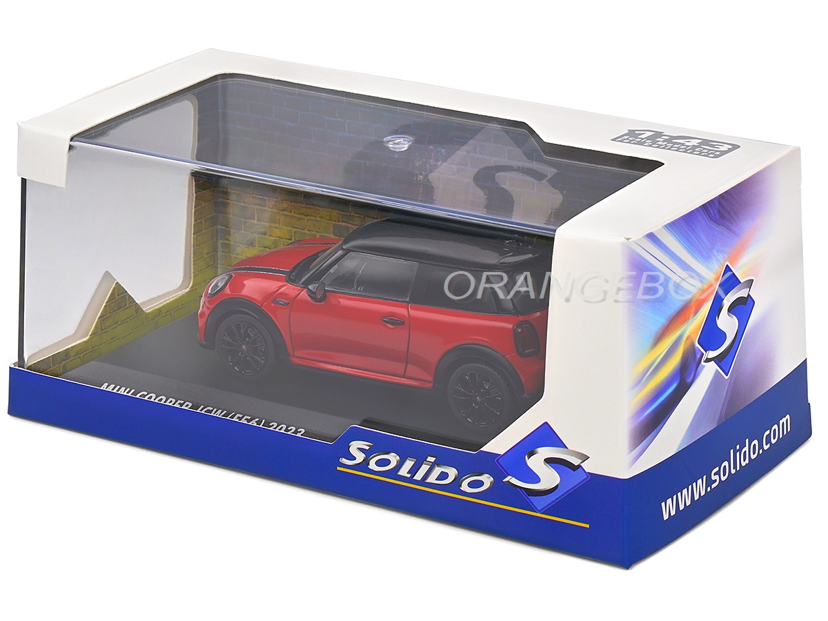 Mini Cooper John Works 2023 1:43 Solido Vermelho - 20 anos! Loja