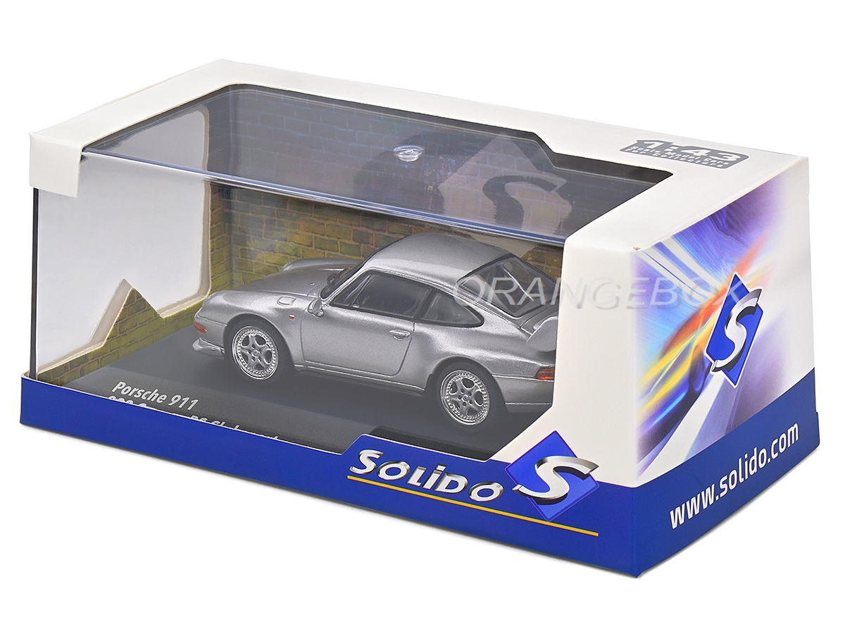 Porsche 911 993 RS Clubsport 1993 1:43 Solido Prata - 20 anos