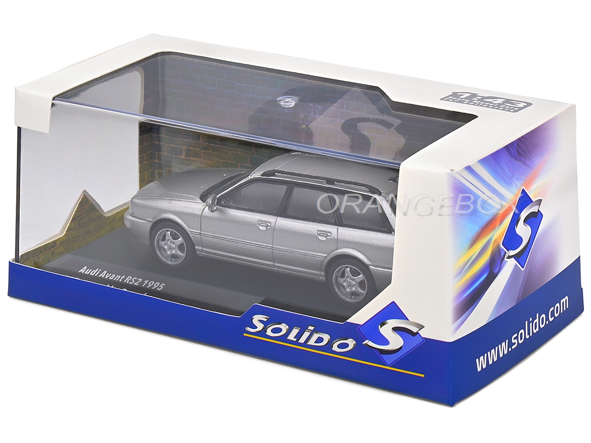 Audi Avant RS2 Avant 1995 1:43 Solido Prata - 20 anos! Loja on