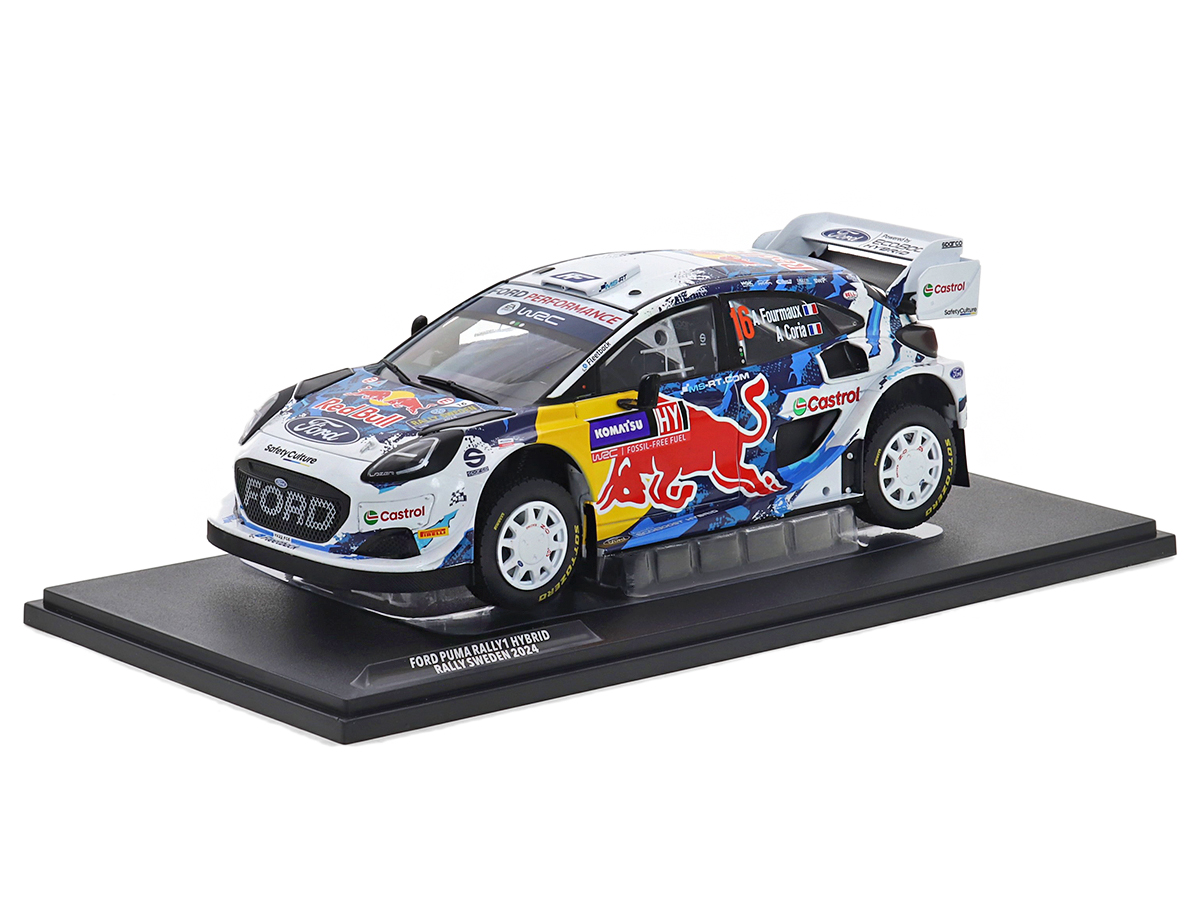 ミニカー Ford Puma Rally1 Winner Rally Sweden Ford Puma Rally 1 Suécia 2024 1:18 Solido - 19 anos! Loja on-line