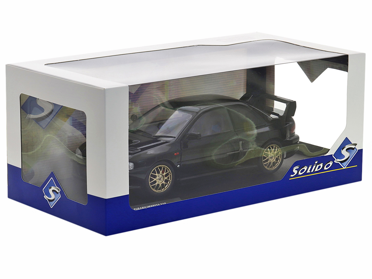 Subaru Impreza 22B 1998 1:18 Solido Preto - 20 anos! Loja on-line