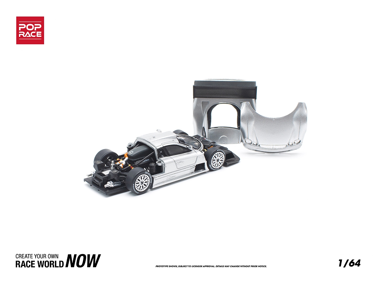 Mercedes Benz AMG CLK GTR 1:64 POP RACE - 20 anos! Loja on-line de