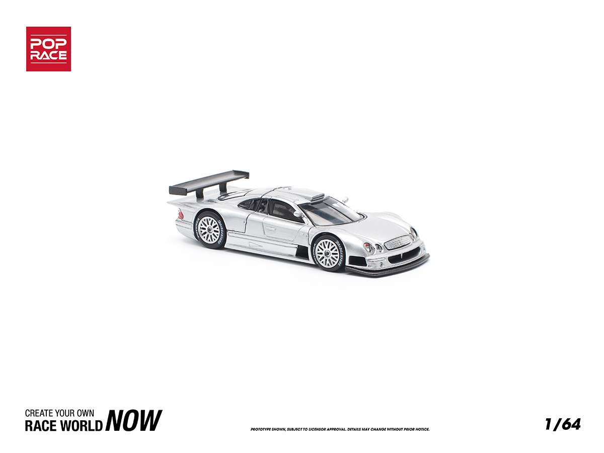 PRÉ-VENDA *** Mercedes Benz AMG CLK GTR 1:64 POP RACE - 19 anos