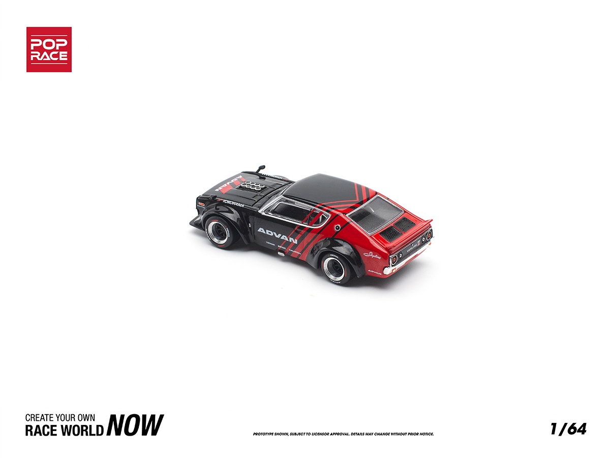 Nissan Skyline GT-R Drift (KENMERI) ADVAN 1:64 POP RACE - 20 anos