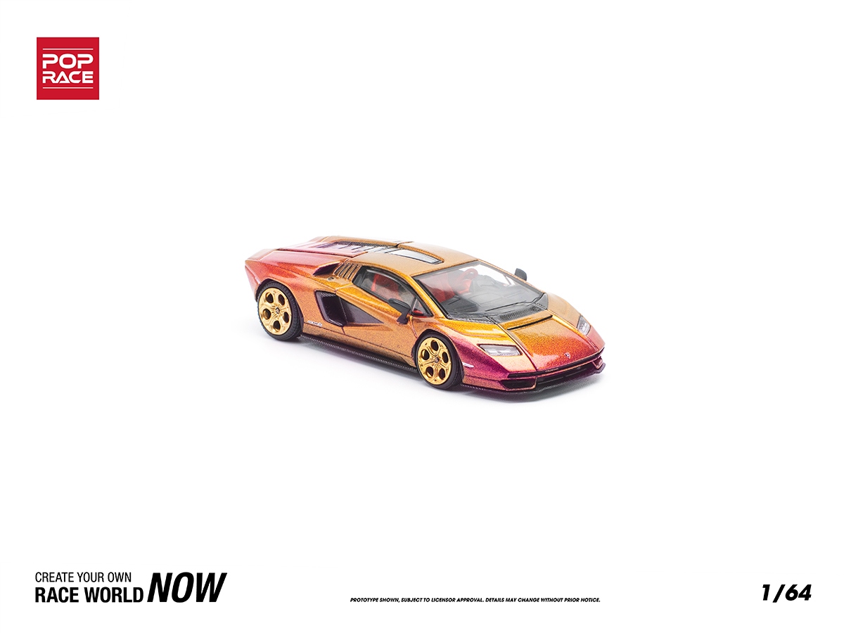 Lamborghini Countach LPI 800-4 1:64 POP RACE - 20 anos! Loja on