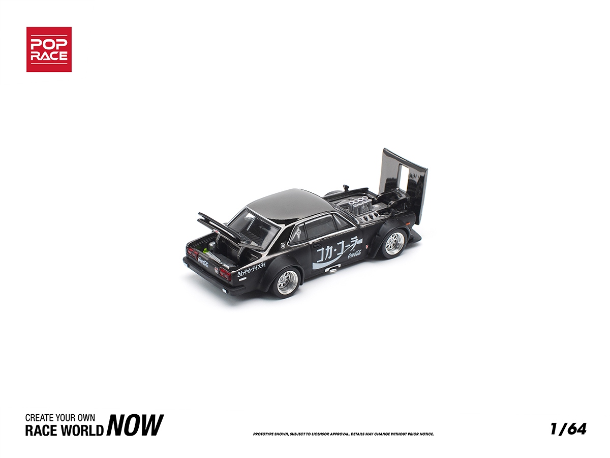 Nissan Skyline GT-R Drift (HAKOSUKA) Coca-Cola 1:64 POP RACE - 20