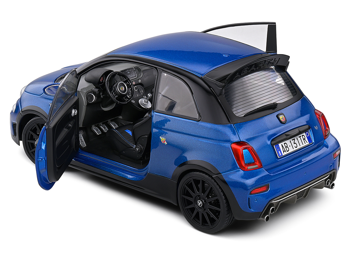Fiat 695 Abarth Tribute Fiat 131 2022 1:18 Solido Azul - 19