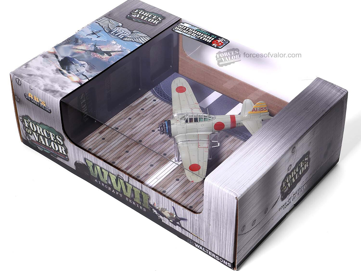 Avião IJN Mitsubishi A6M2b Model 21 Zero (Pearl Habour 1941) 1:72