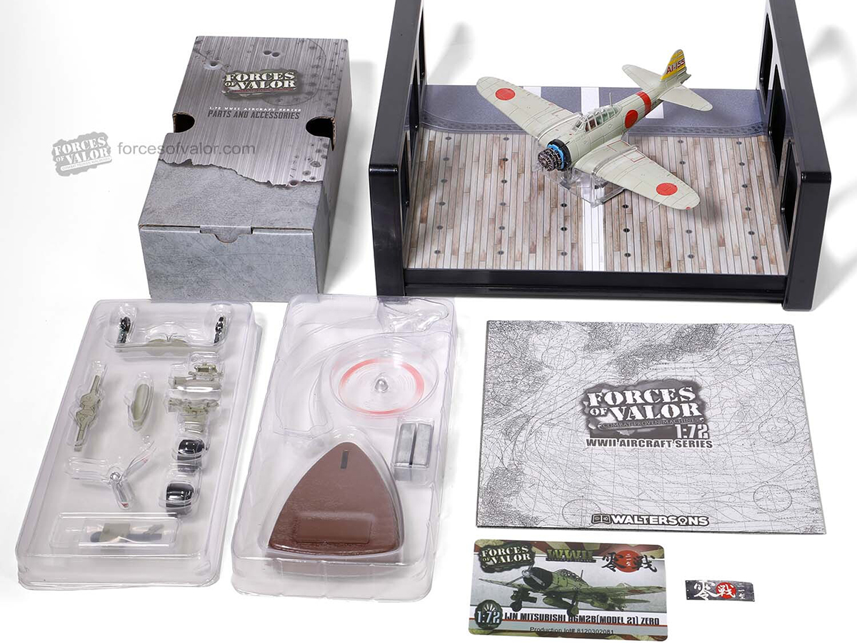 Avião IJN Mitsubishi A6M2b Model 21 Zero (Pearl Habour 1941) 1:72