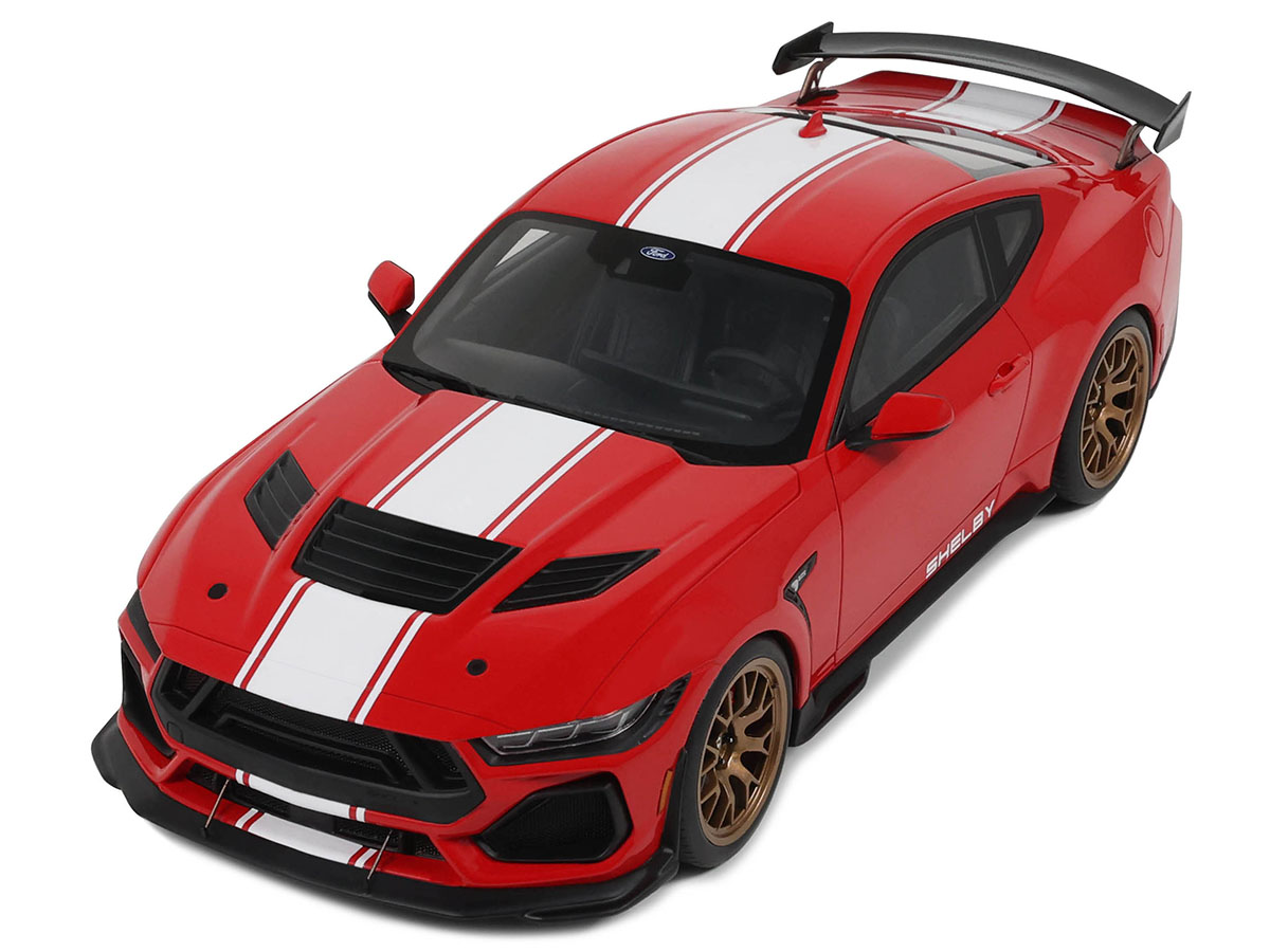 未展示品 GT SPIRIT 1/18 2020 Ford Mustang 1/18 GT Spirit 2020 Ford Mustang Shelby GT500 (Orange) Resin