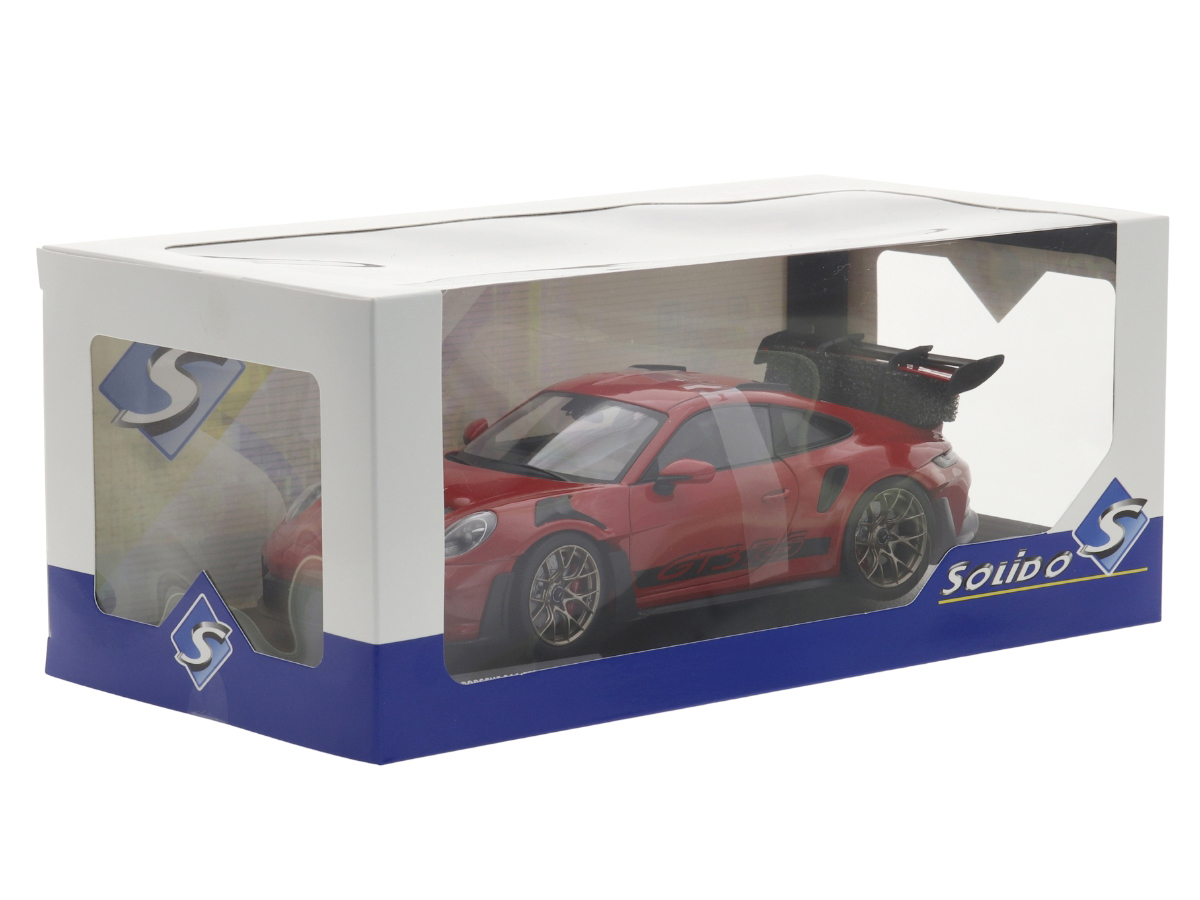 Porsche 911 (992) GT3 RS Coupe 2024 1:18 Solido Vermelho - 20 anos