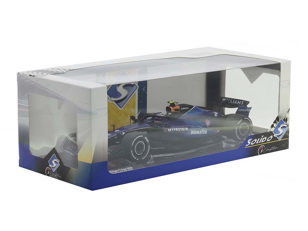 Fórmula 1 Williams FW46 Logan Sargeant GP Arábia Saudita 2024 1:18