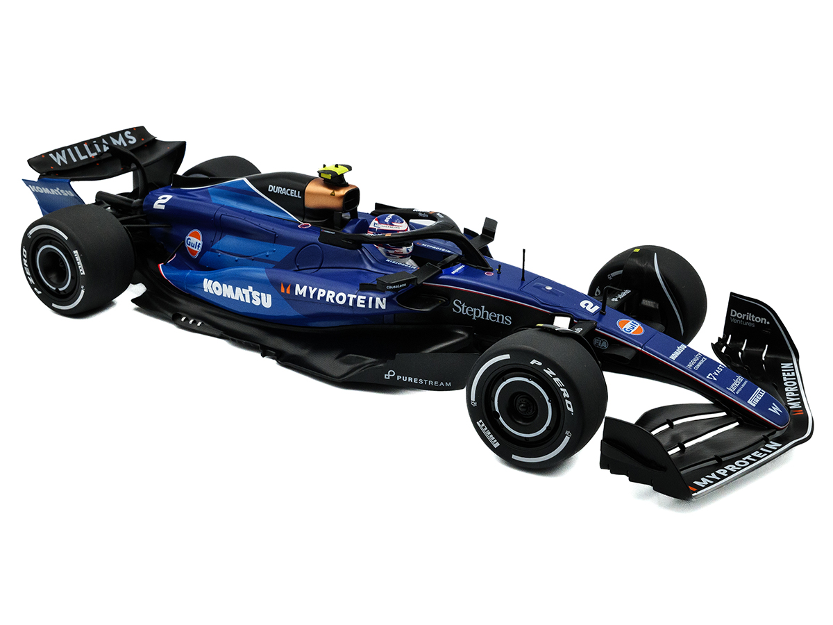 ウィリアムズF1チーム ミニカー 2台セット Fórmula 1 Williams FW46 Logan Sargeant GP Arábia Saudita 2024 1:18
