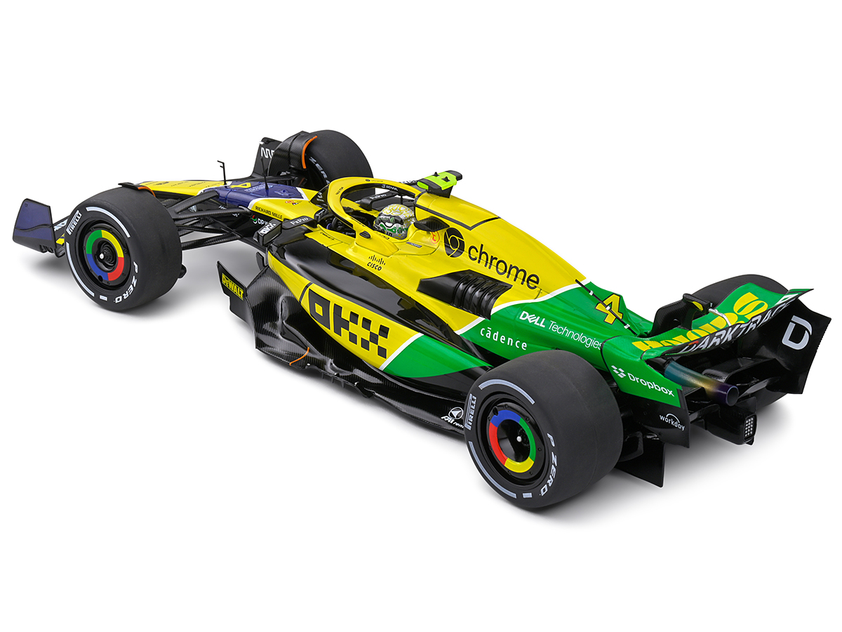 Ayrton Senna Tribute Fórmula 1 McLaren MCL38 Lando Norris GP