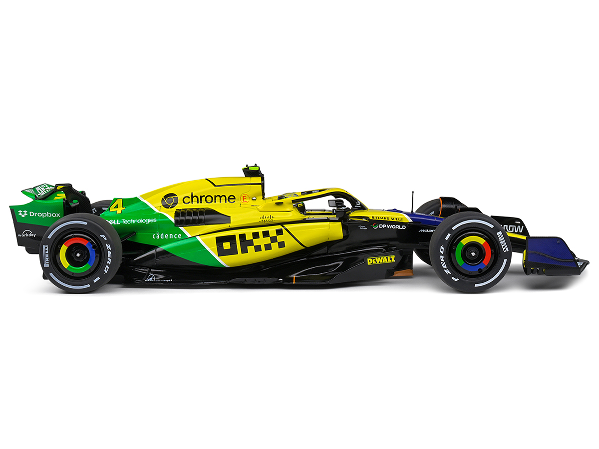 Ayrton Senna Tribute Fórmula 1 McLaren MCL38 Lando Norris GP