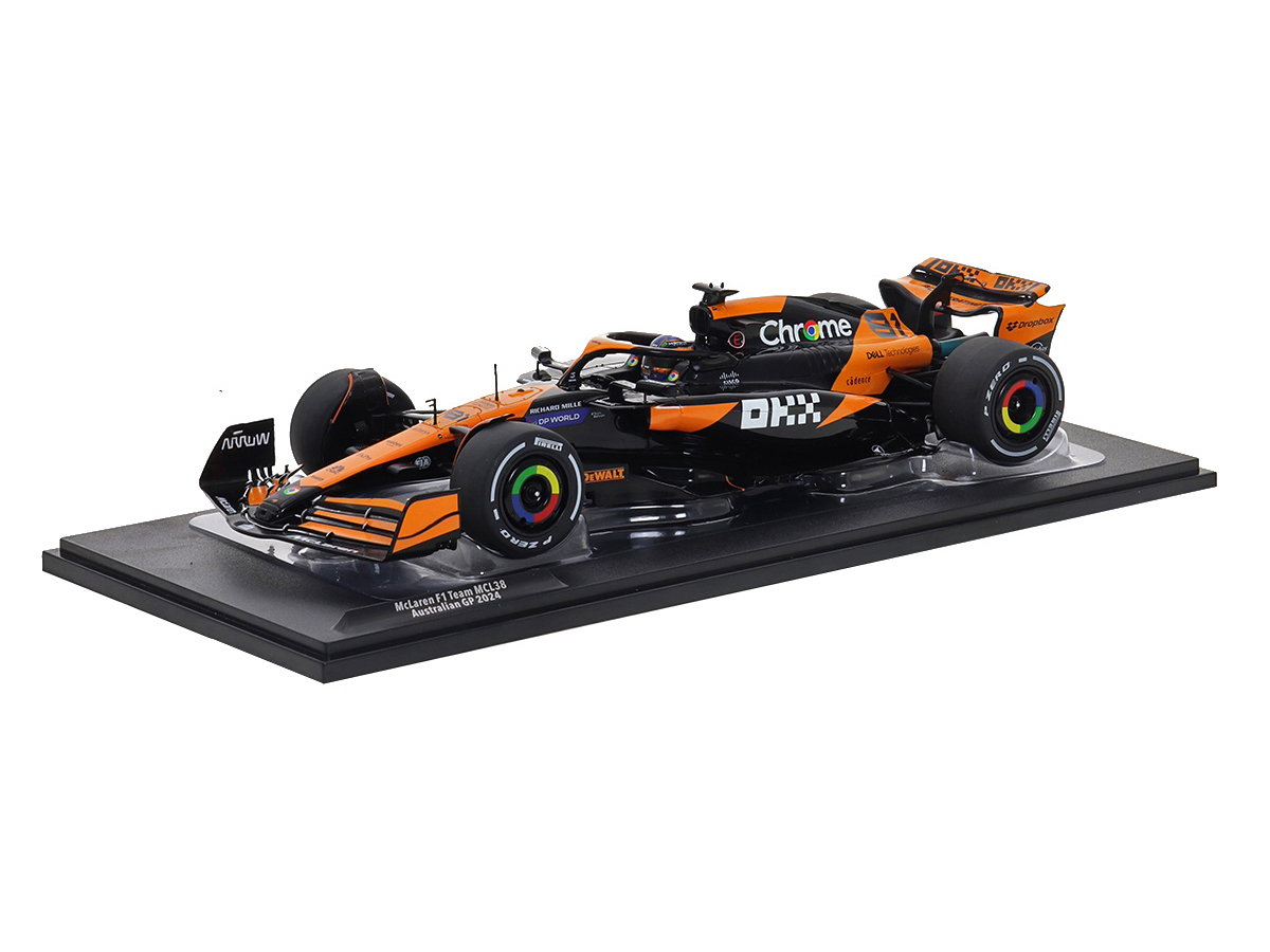 Fórmula 1 McLaren MCL38 Oscar Piastri GP Austrália 2024 1:18