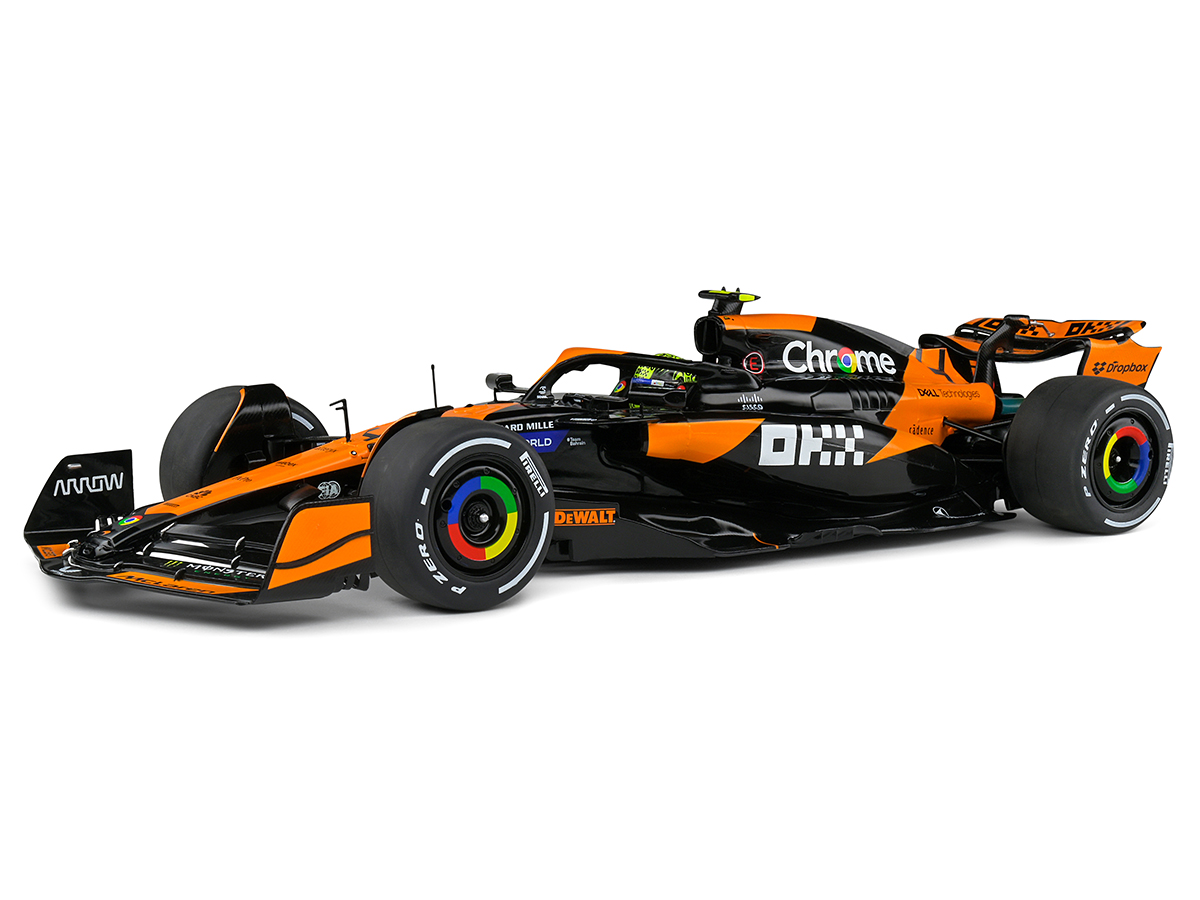 Fórmula 1 McLaren MCL38 Lando Norris GP Miami 2024 1:18