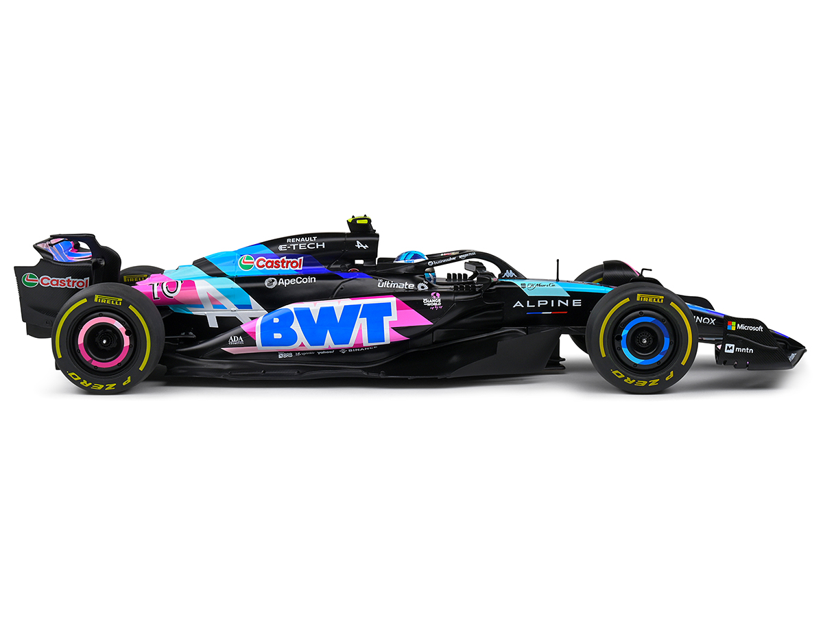 Fórmula 1 Alpine A524 Pierre Gasly GP Mônaco 2024 1:18 Solido - 20
