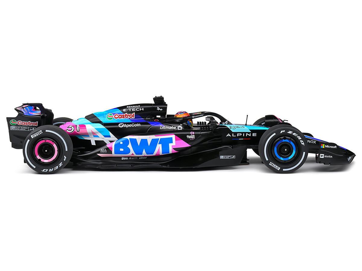 Fórmula 1 Alpine A524 Esteban Ocon GP Miami 2024 1:18 Solido - 19