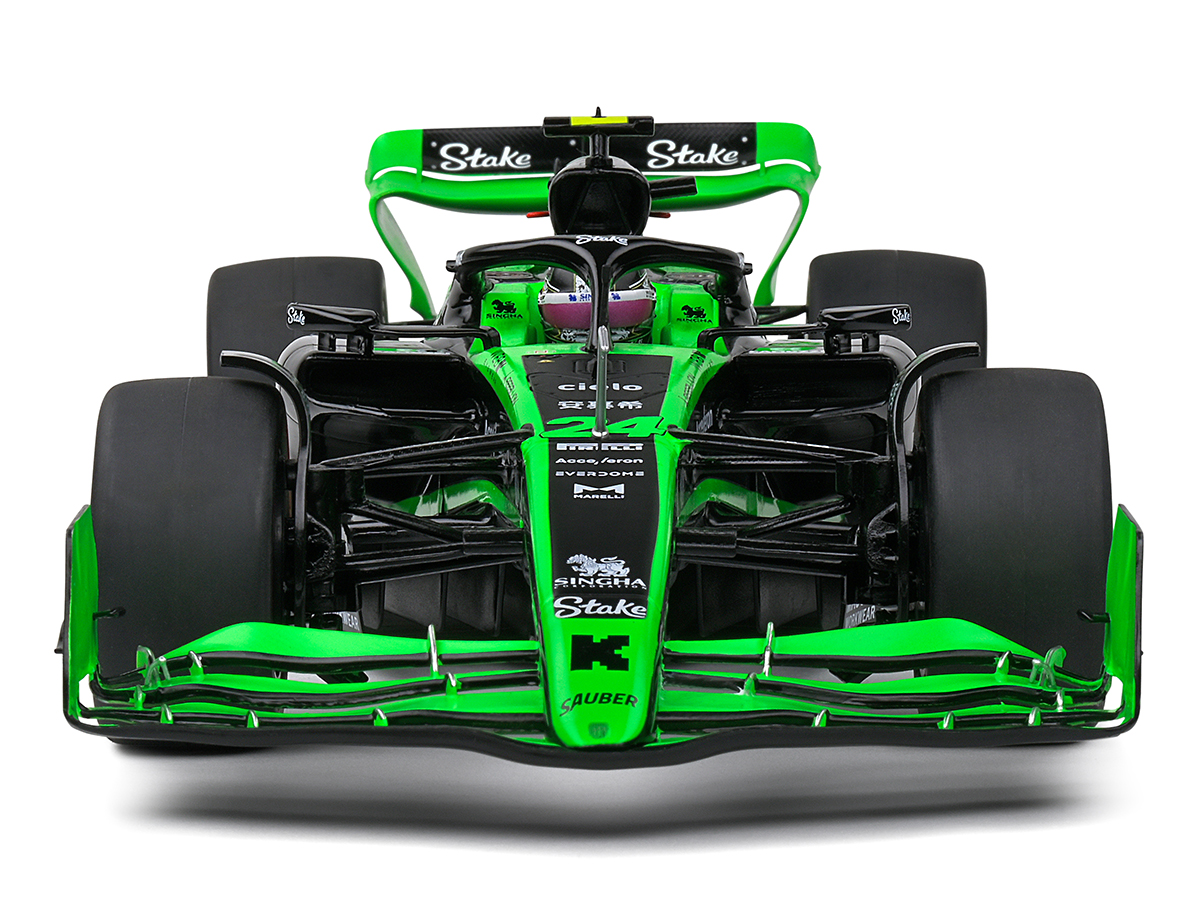 Miniature Solido 1/18 - Kick Sauber F1 C44 De Zhou Guanyu - GP Bahrain 2024 - Neuf