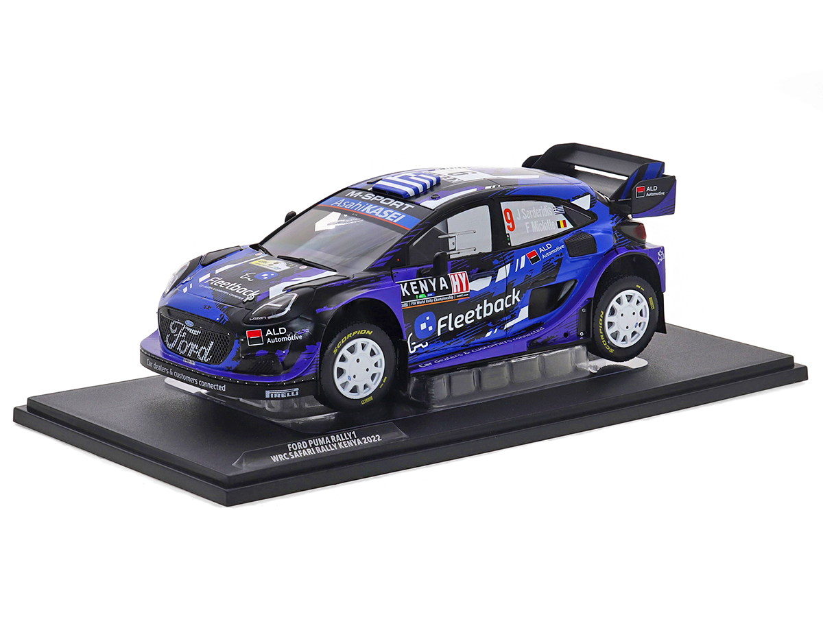 Ford Puma Rally 1 Hybrid Rally Kenya 2022 1:18 Solido - 20 anos
