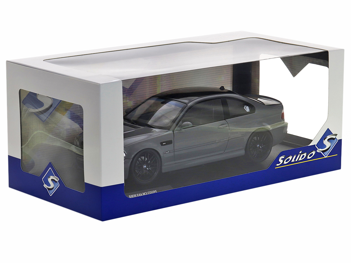 BMW E46 M3 Coupê Streetfighter 2000 1:18 Solido Cinza - 20 anos