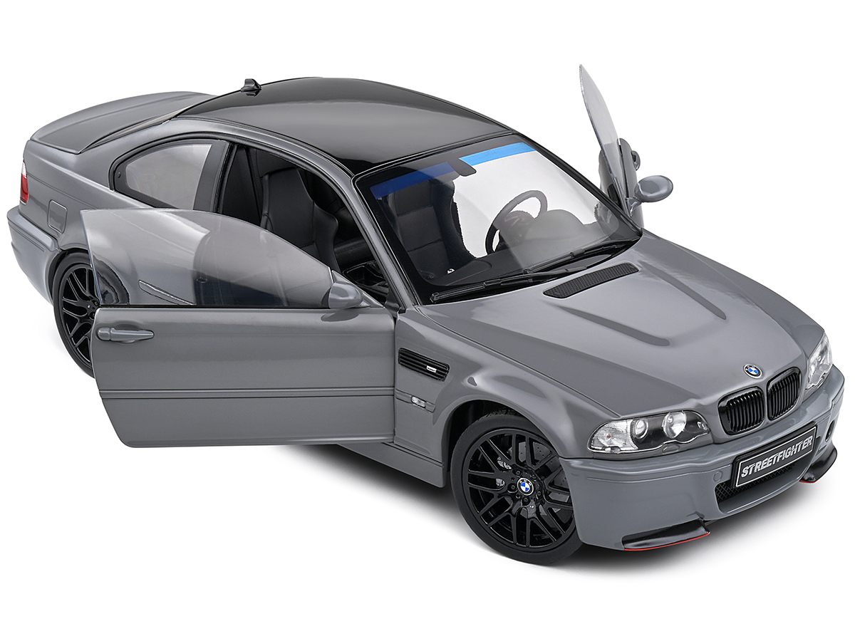 BMW E46 M3 Coupê Streetfighter 2000 1:18 Solido Cinza - 20 anos