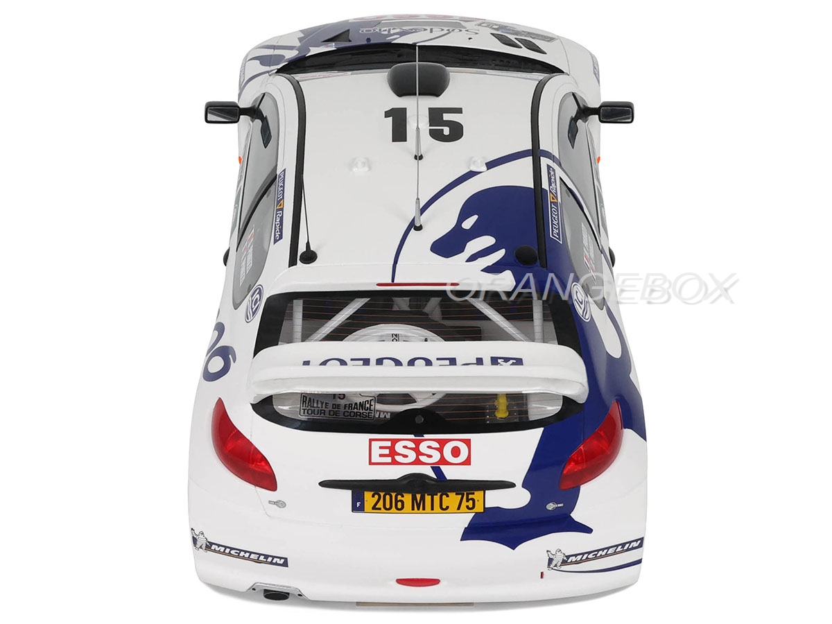 Peugeot 206 WRC Rally Tour de Corse 1999 1:12 OttOmobile - 19 anos