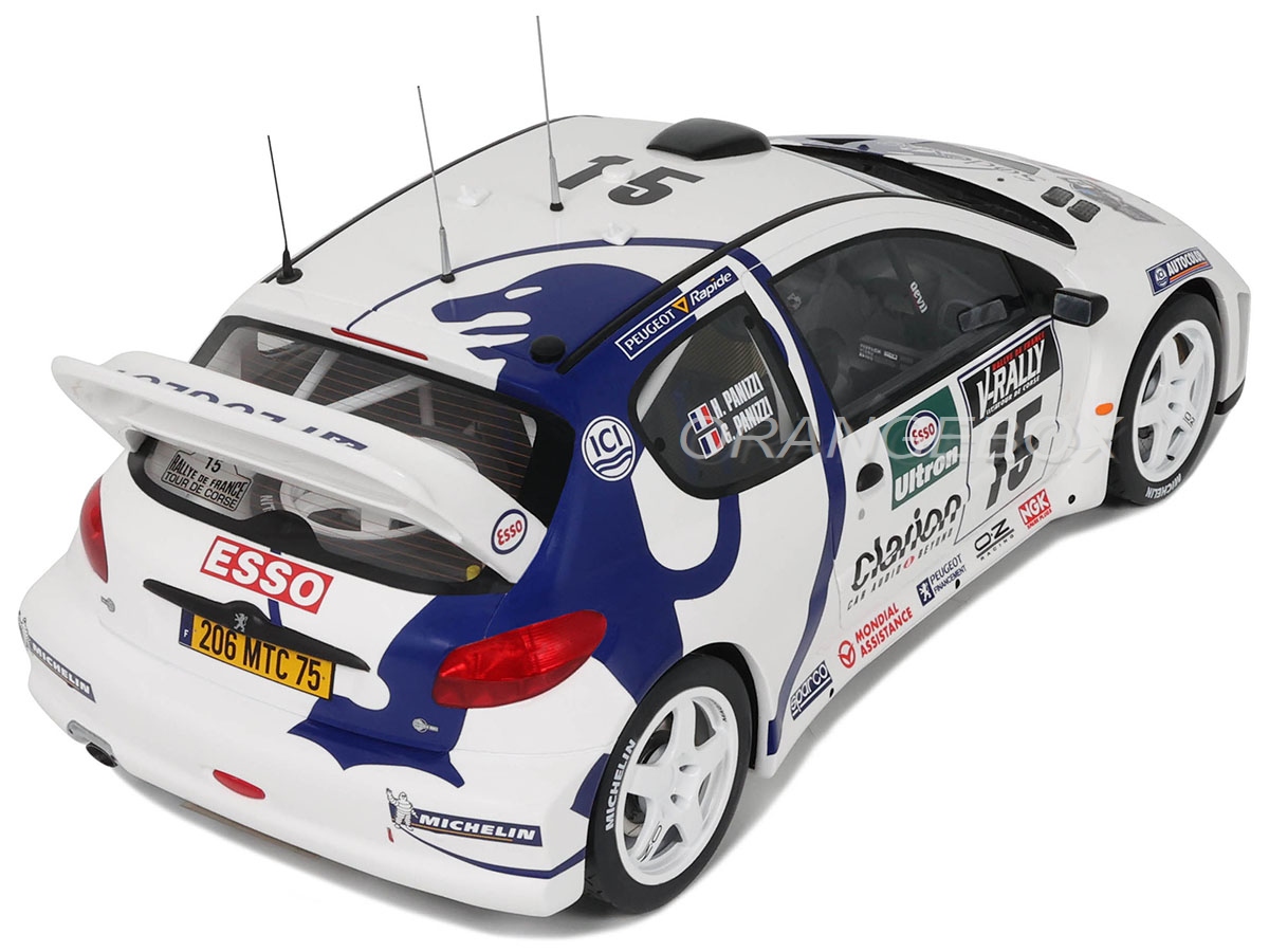 Peugeot 206 WRC Rally Tour de Corse 1999 1:12 OttOmobile - 19 anos