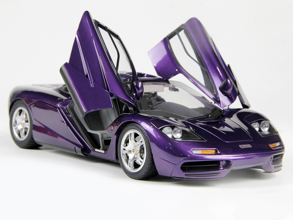LCD models 1/18 マクラーレン　f1 xp5 紫 McLaren F1 XP5 1:18 LCD Models Purple - 19 anos! Loja on