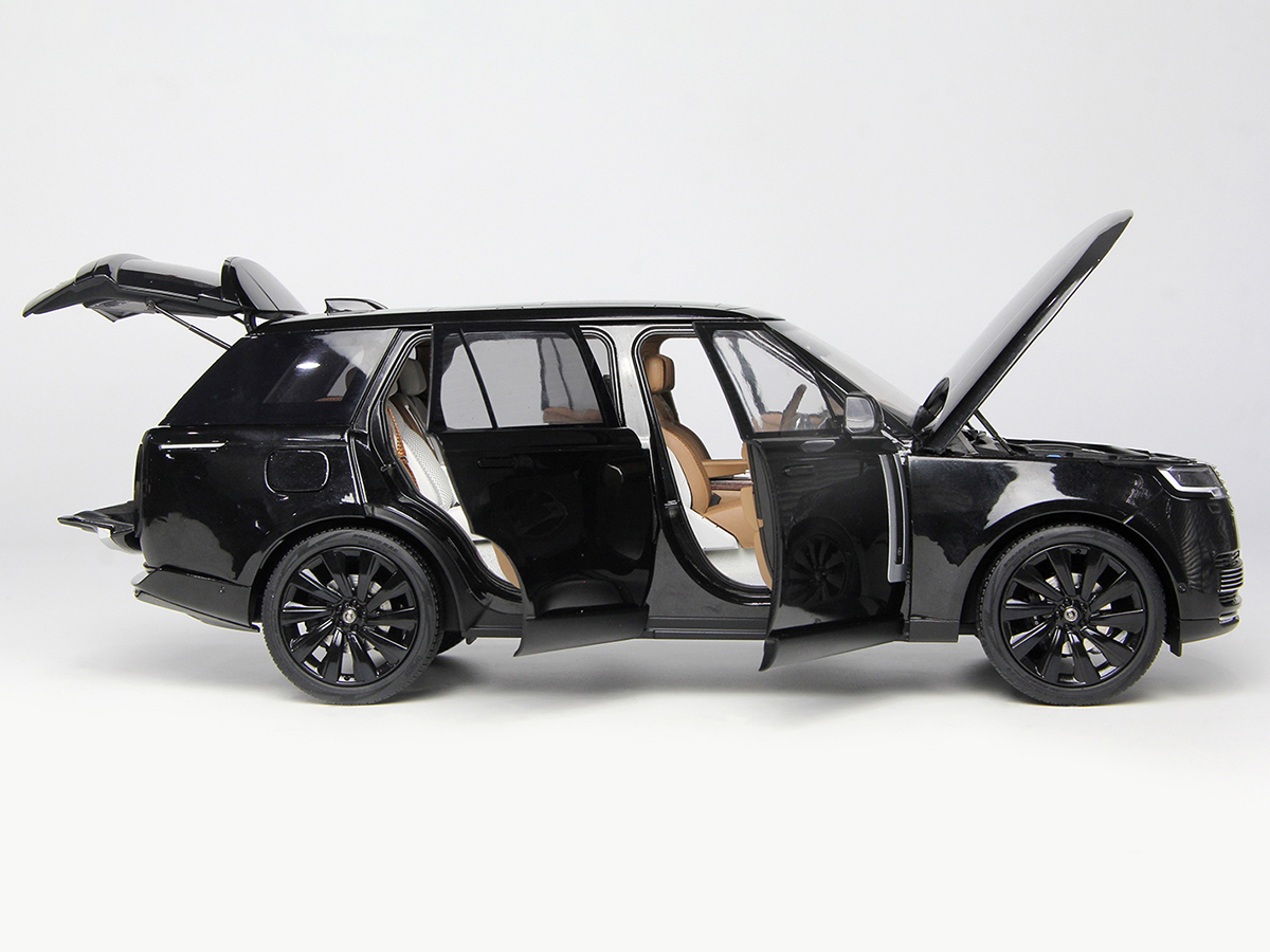 Land Rover Range Rover 2022 1:18 LCD Models Preto - 20 anos! Loja
