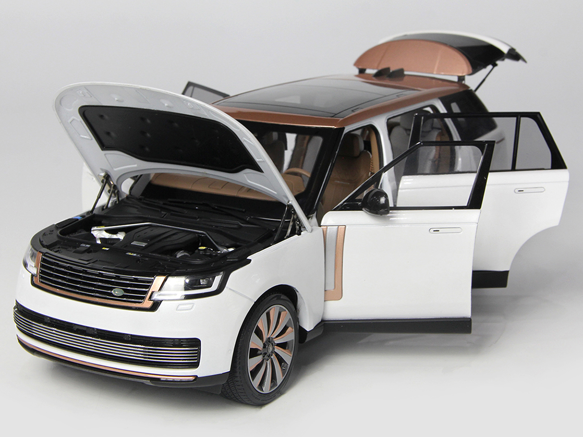 Land Rover Range Rover 2022 1:18 LCD Models Branco - 20 anos! Loja