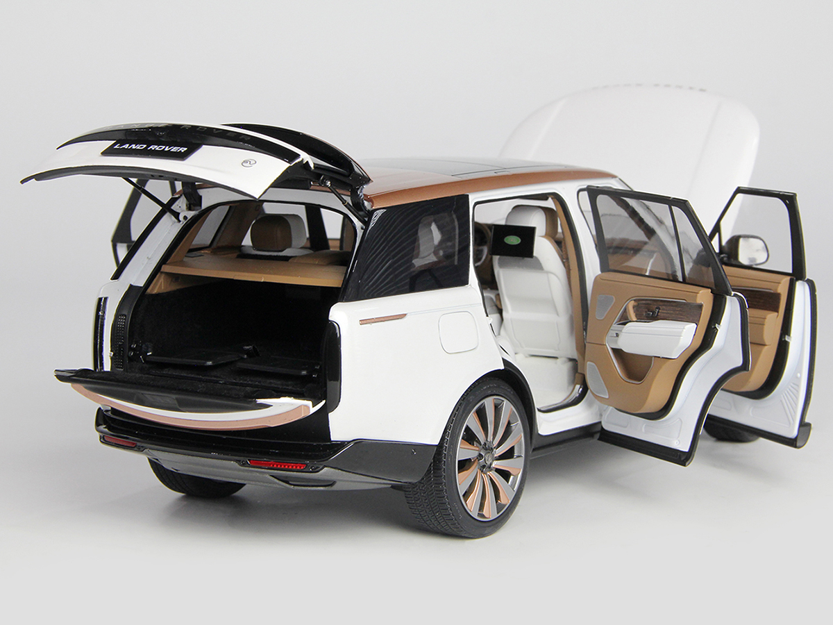 Land Rover Range Rover 2022 1:18 LCD Models Branco - 20 anos! Loja