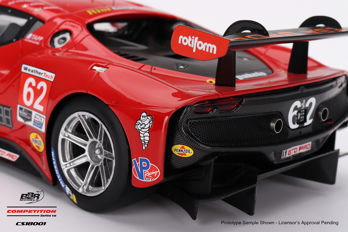 Ferrari 296 GT3 Risi Competizione 2023 IMSA 24Hs Daytona 1:18 BBR
