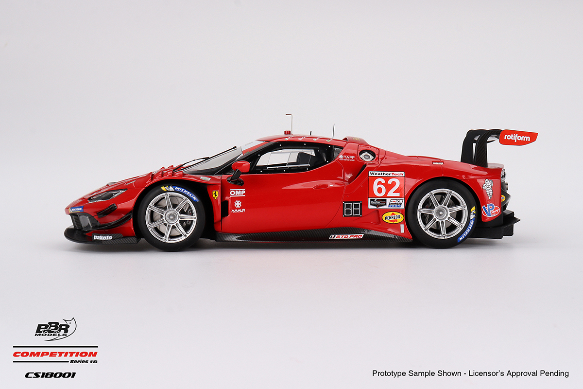 Ferrari 296 GT3 Risi Competizione 2023 IMSA 24Hs Daytona 1:18 BBR