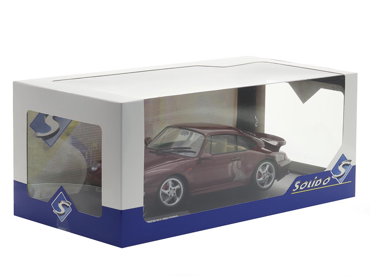 Porsche 911 (993) Turbo 1997 1:18 Solido Vermelho - 19 anos! Loja
