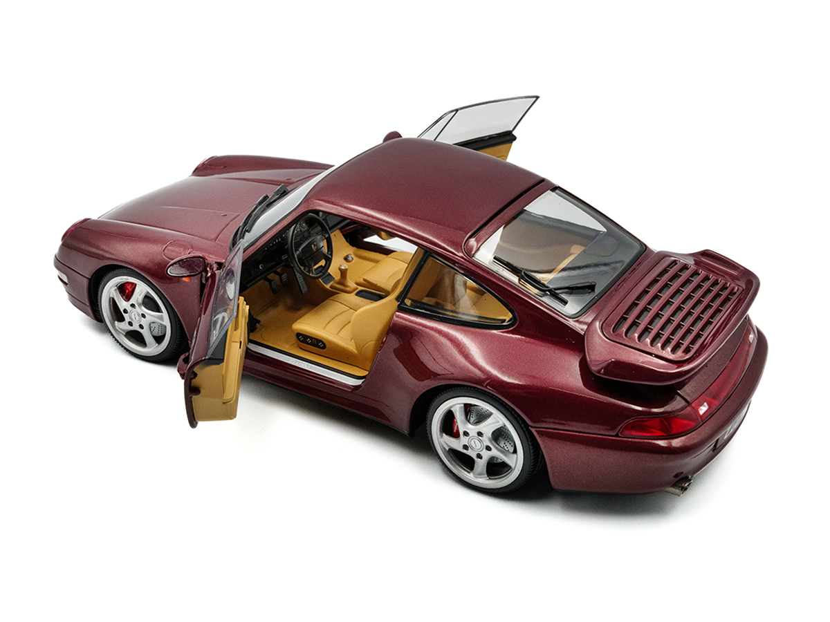 ミニカー 1/18 UT-Models 911 Porsche Turbo 993 Porsche 911 (993) Turbo 1997 1:18 Solido Vermelho - 19 anos! Loja