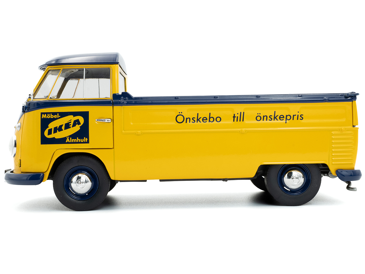Volkswagen T1 Pick-Up 1950 IKEA 1:18 Solido Amarelo - 19