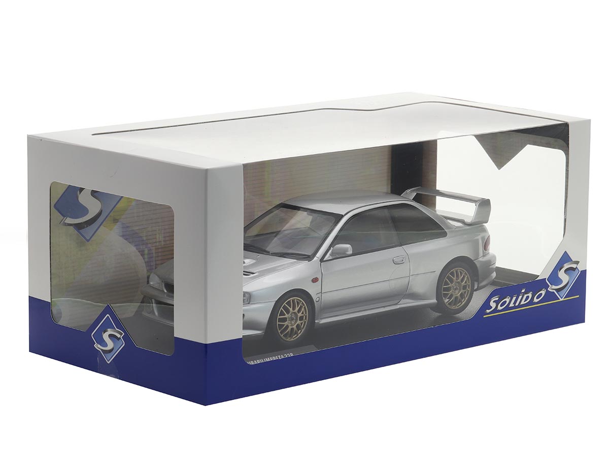 Subaru Impreza 22B 1998 1:18 Solido Prata - 20 anos! Loja on-line