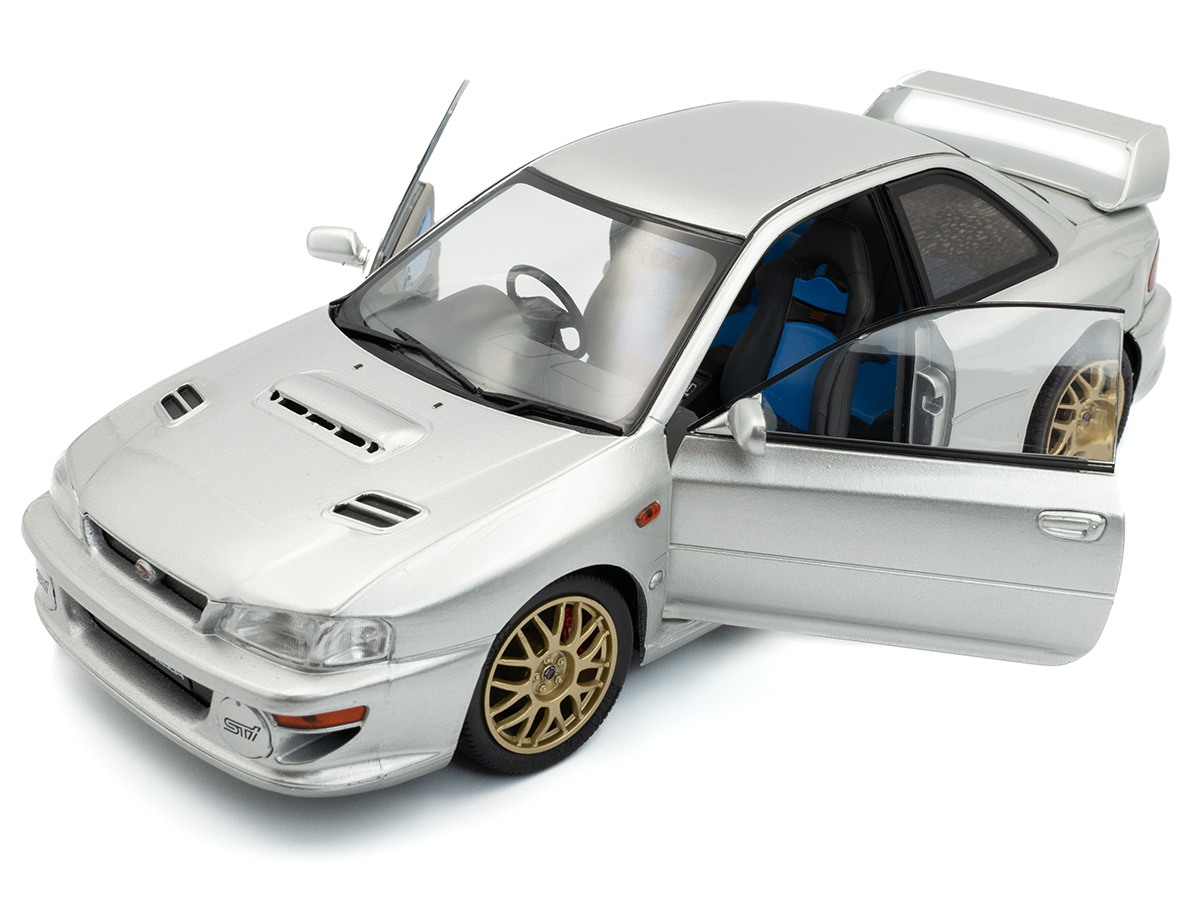 Subaru Impreza 22B 1998 1:18 Solido Prata - 20 anos! Loja on-line