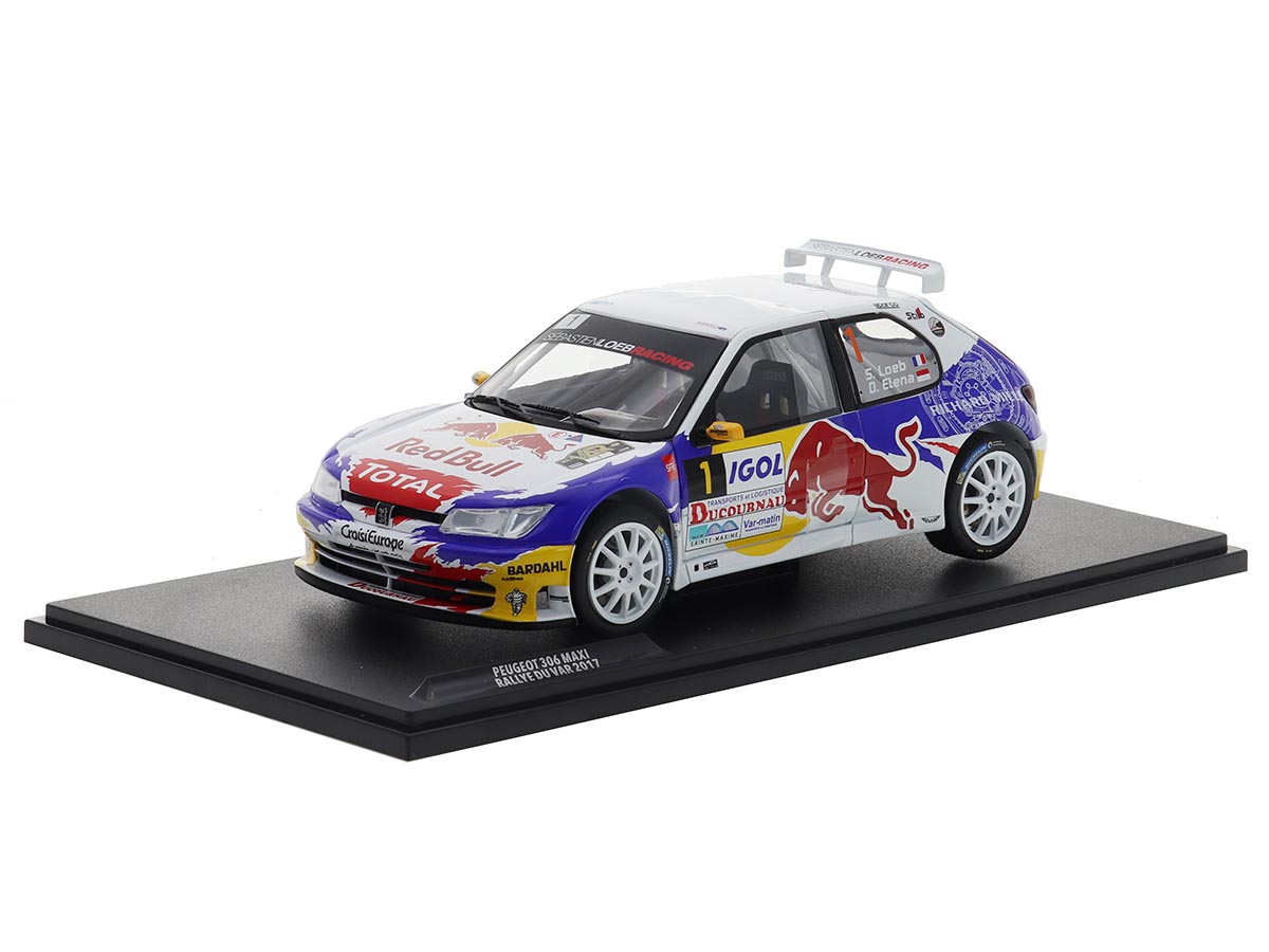 Peugeot 306 Maxi No 1 S Loeb Rally du Var 2017 1/18 - S1808308 SOLIDO