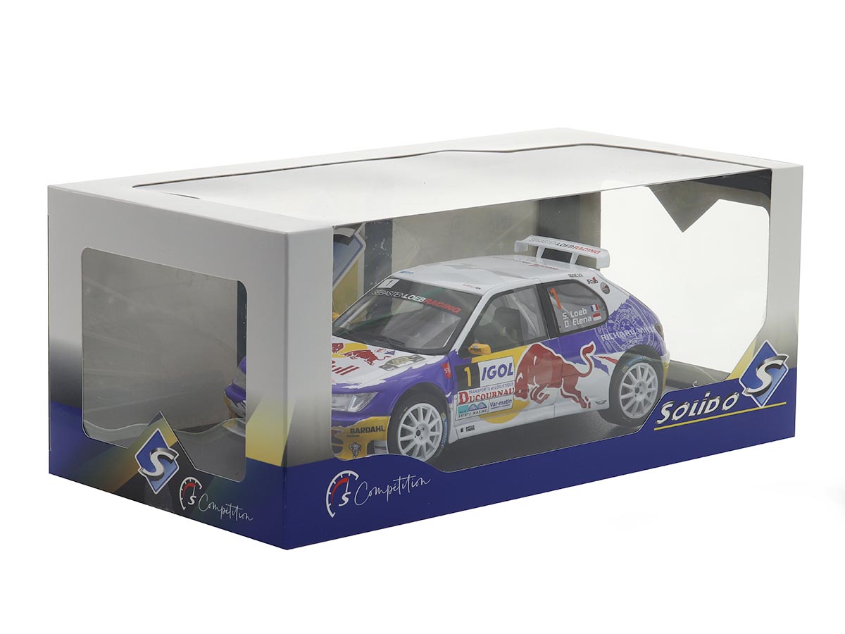 Peugeot 306 Maxi White S.Loeb / D.Elena Rally Du Var 2017 1:18