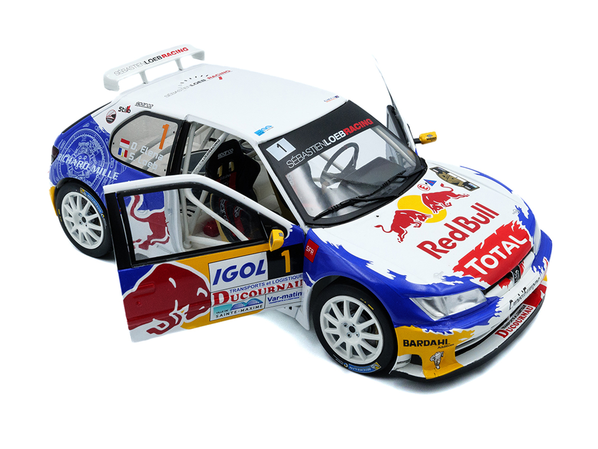 ミニカー 1/18 PEUGEOT 306 MAXI  solido Peugeot 306 Maxi Rally Du Mont Blanc 2021 1:18 Solido - 19 anos